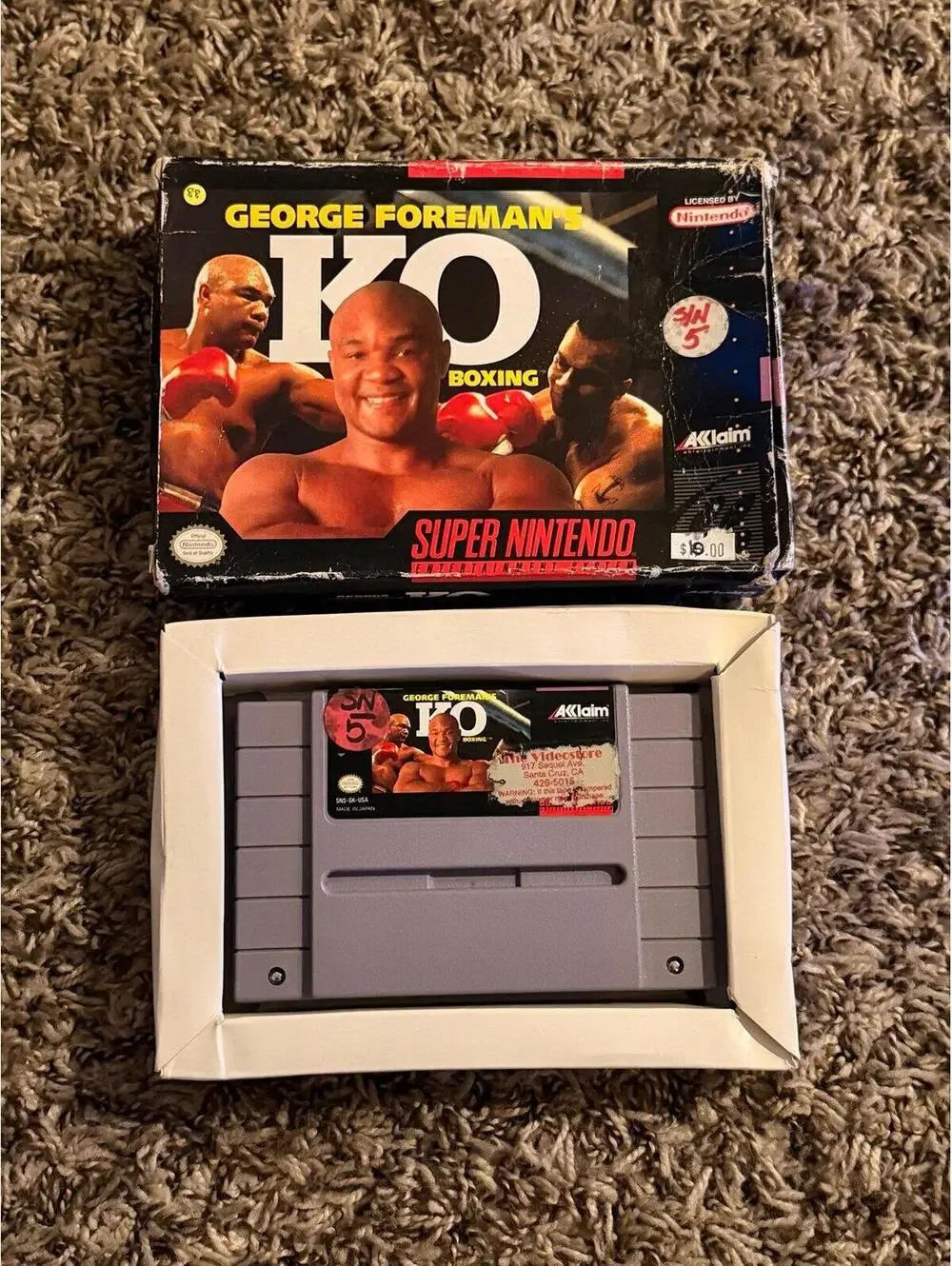 George Foreman‘s KO boxing for Super Nintendo